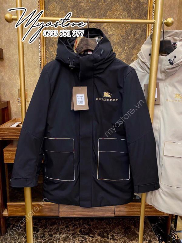 Áo khoác nam nữ Burberry màu đen