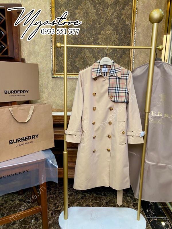 Áo khoác nữ Burberry dáng dài 