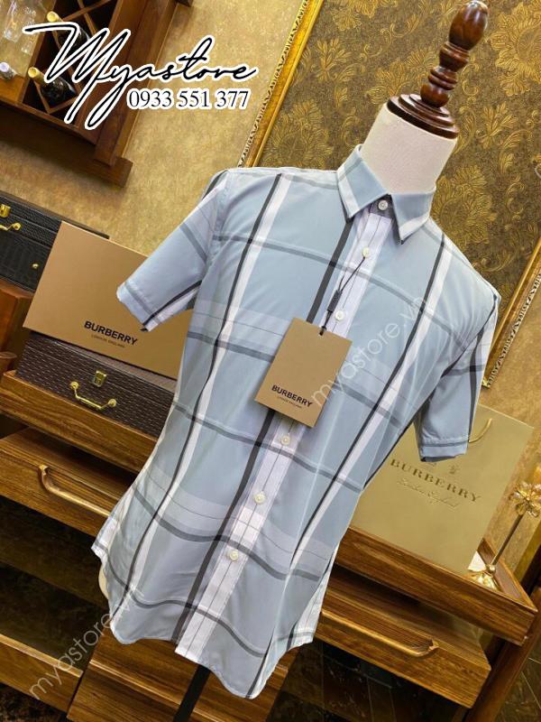 Áo sơ mi Burberry Check nam hàng hiệu cao cấp