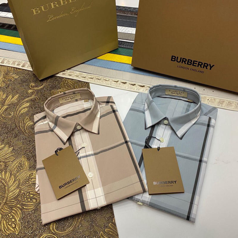 Áo sơ mi Burberry Check nam hàng hiệu cao cấp