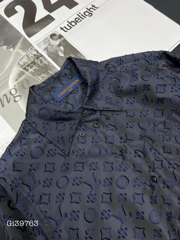 Áo sơ mi Louis Vuitton jacquard siêu cấp 1:1