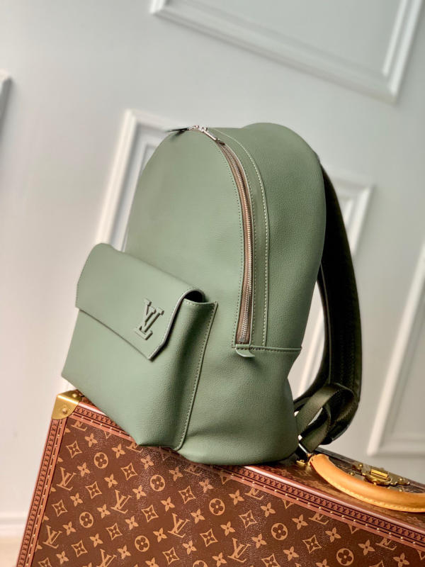 Balo Louis Vuitton Aerogram nguyên bản màu xanh siêu cấp 1:1