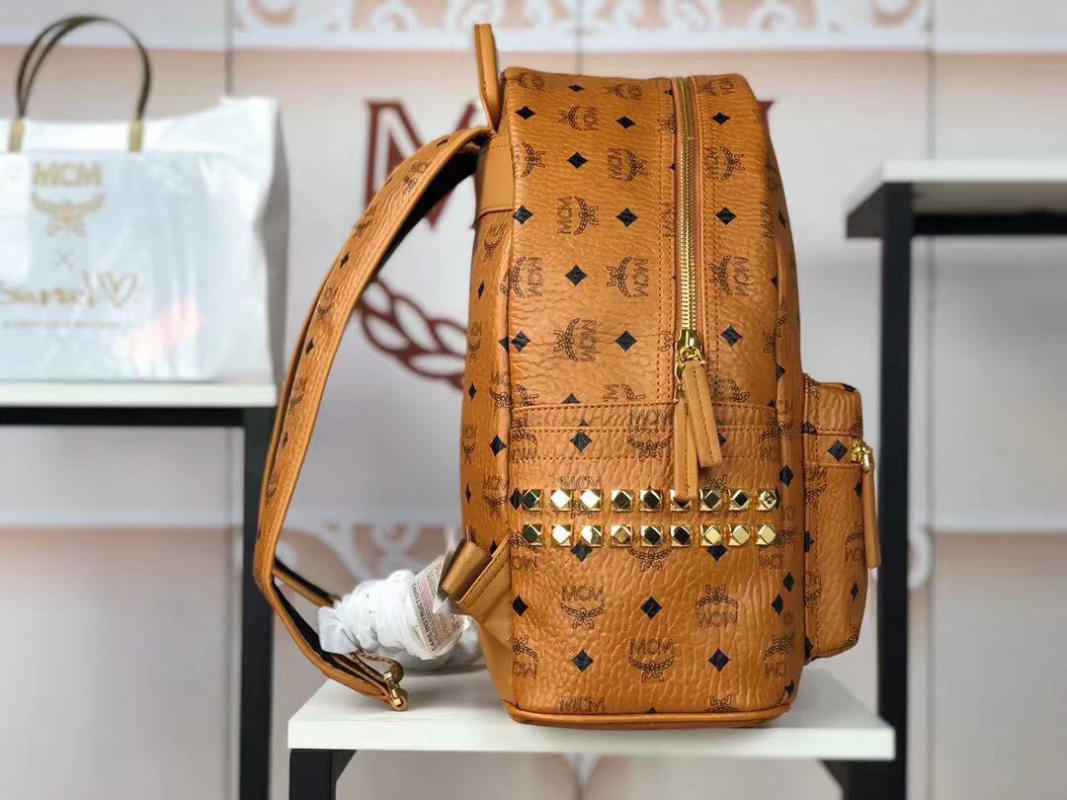 Balo MCM siêu cấp màu nâu size lớn