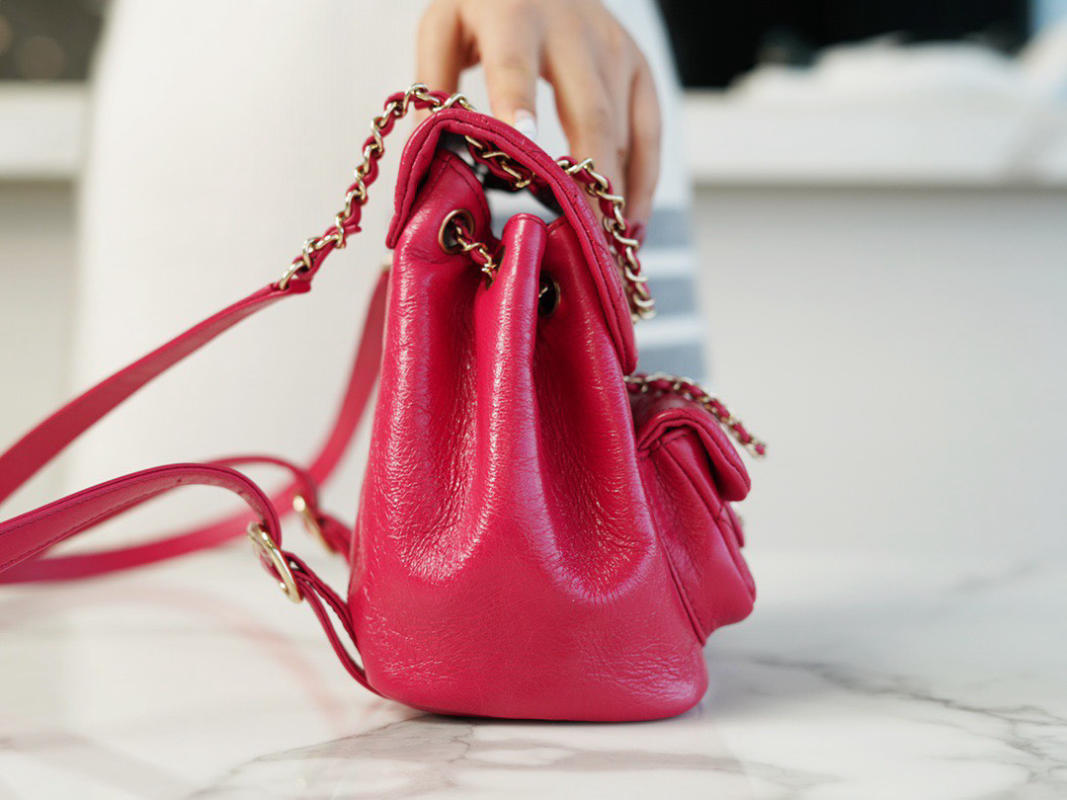 Balo nữ Chanel Duma siêu cấp 1:1 màu hồng