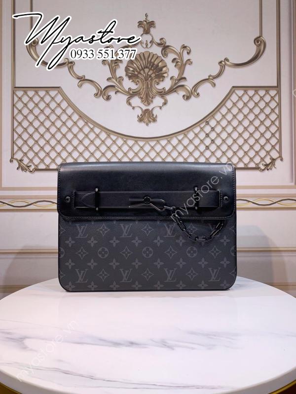 Túi Clutch Louis Vuitton Pochette Steamer  nam siêu cấp