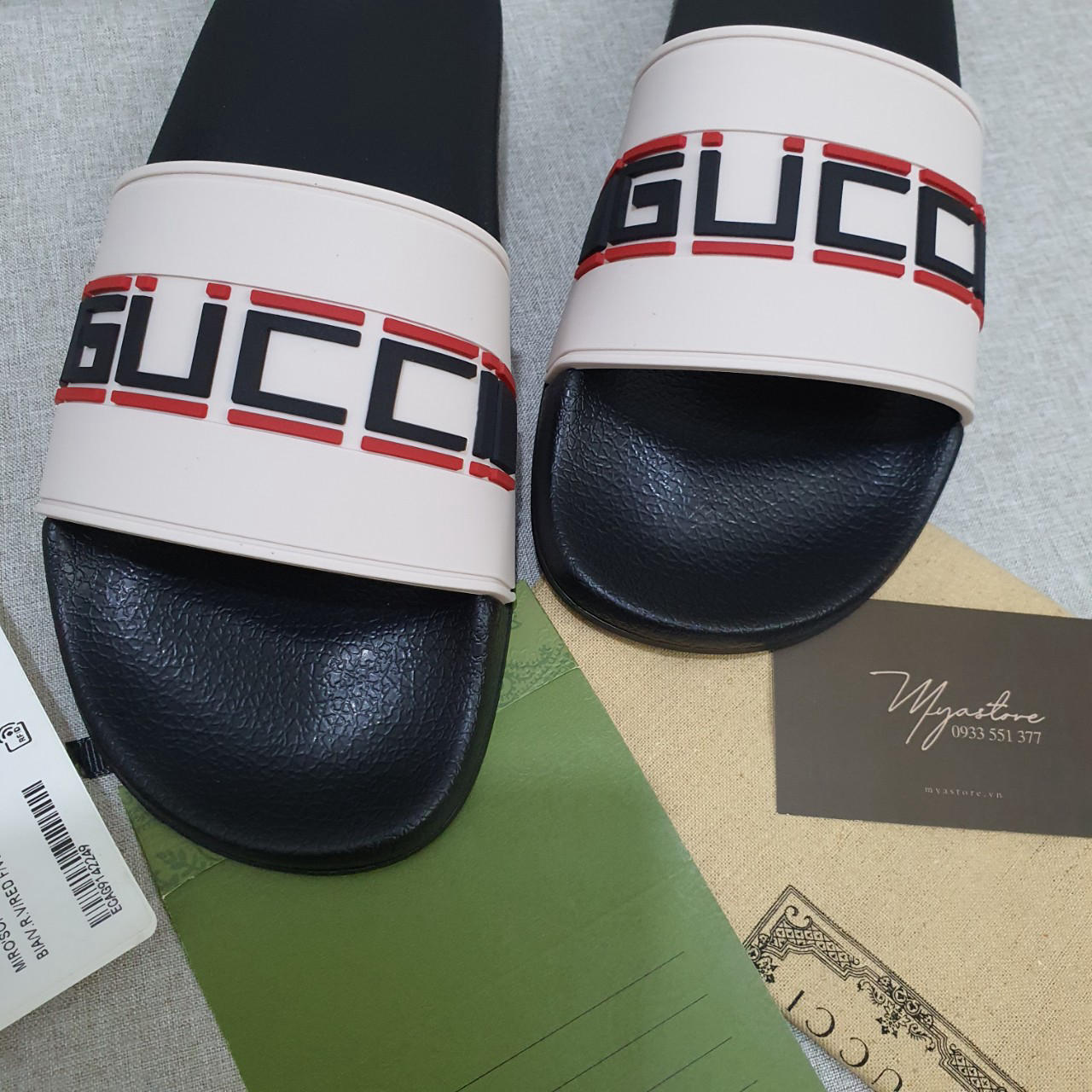 Dép nam Gucci trả khách