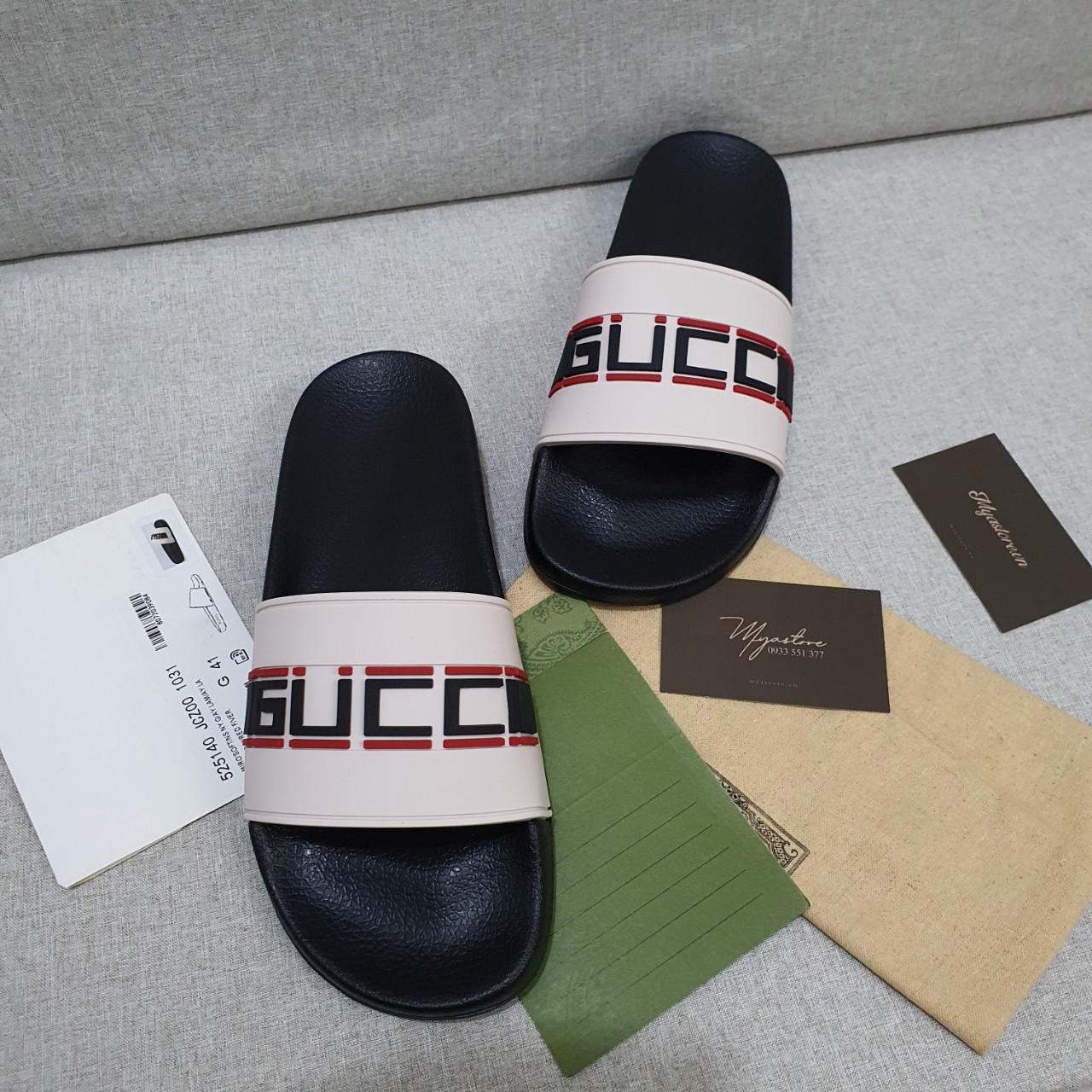 Dép nam Gucci trả khách