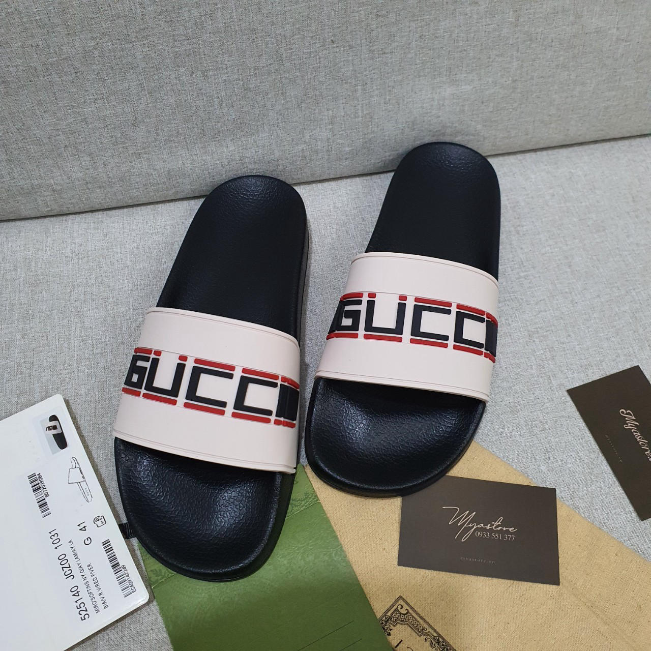 Dép nam Gucci trả khách