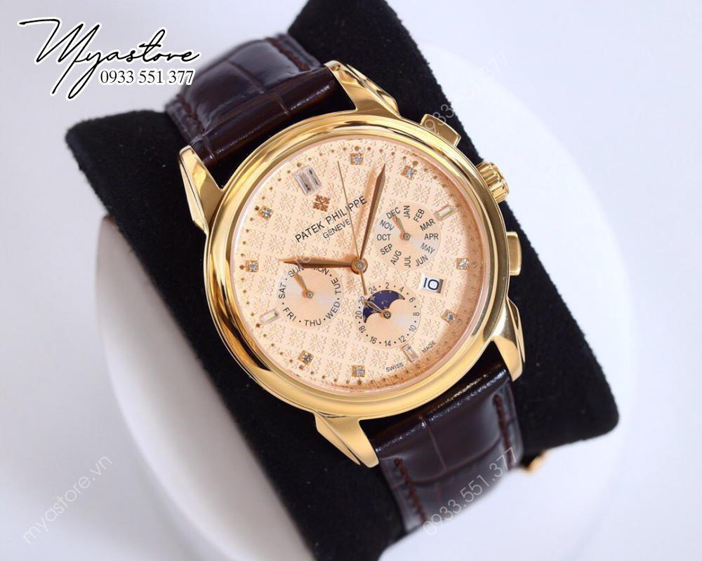  Đồng hồ nam Patek Philippe Complex seriesx sáu kim like auth