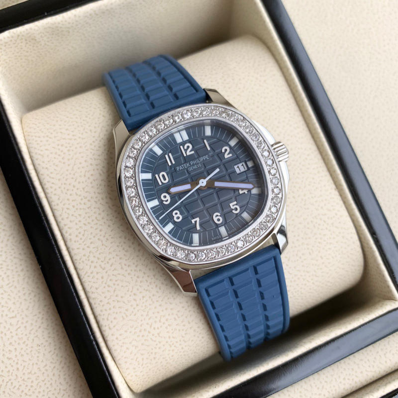 Đồng hồ nữ Patek Philippe AQUANAUT xanh siêu cấp 1:1