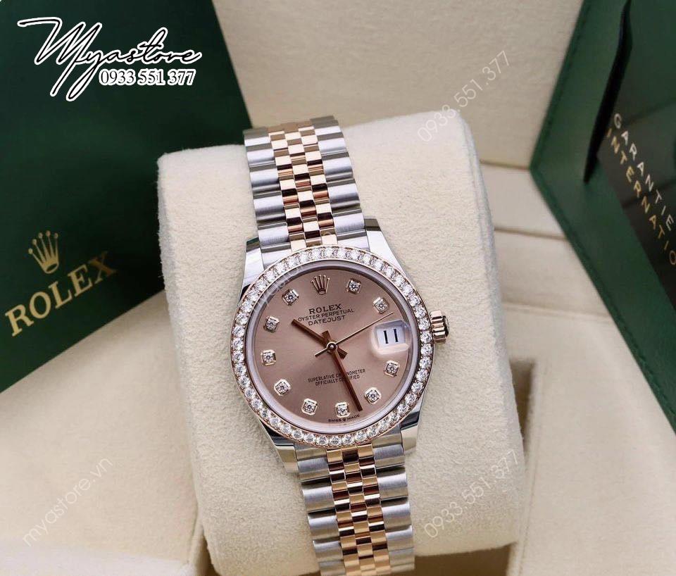 Đồng Hồ nữ Rolex đá like auth face 38mm