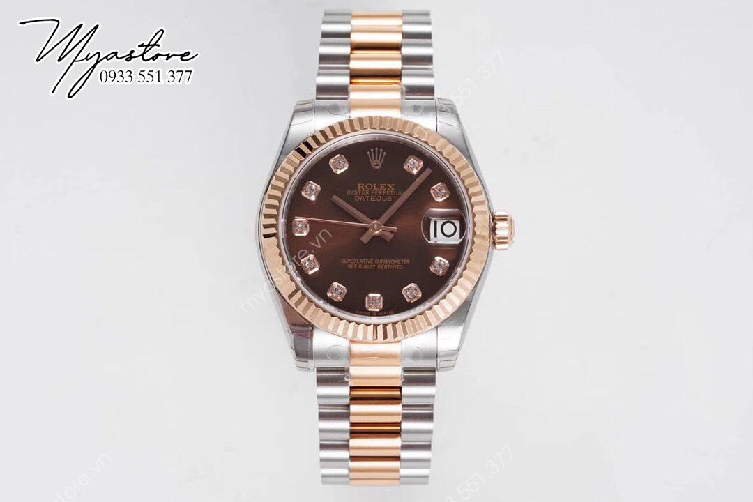 Đồng hồ nữ Rolex Oyster Perpetual Datejust siêu like auth 31mm