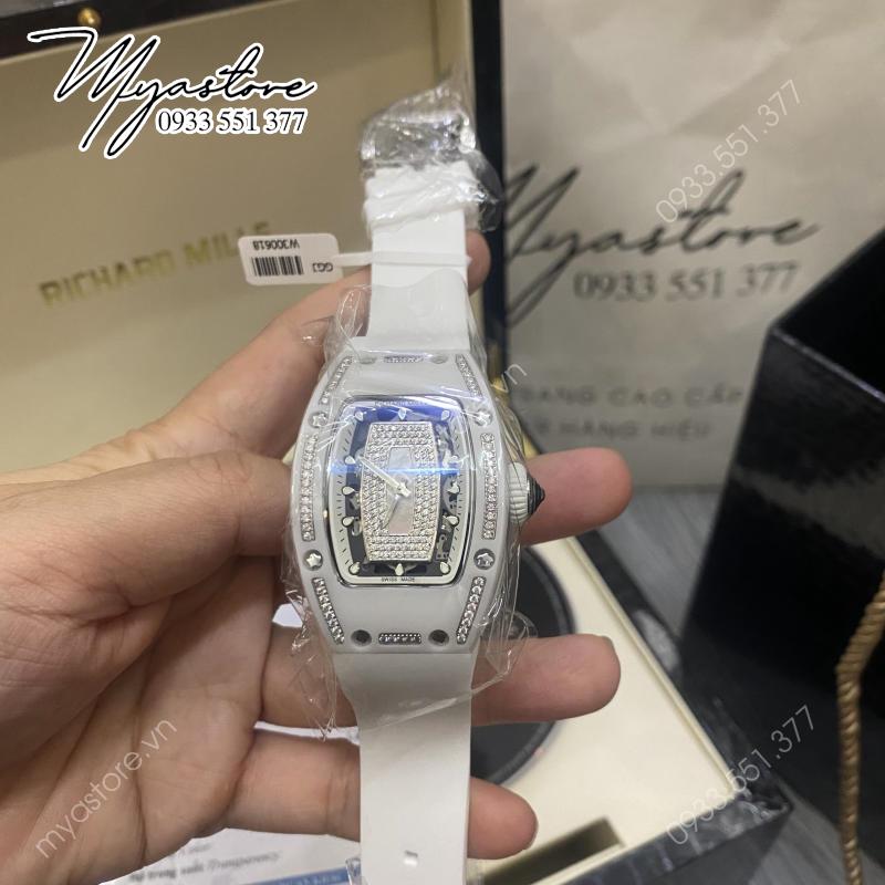 Đồng hồ Richard Mille Diamond Dial White siêu cấp về trả khách