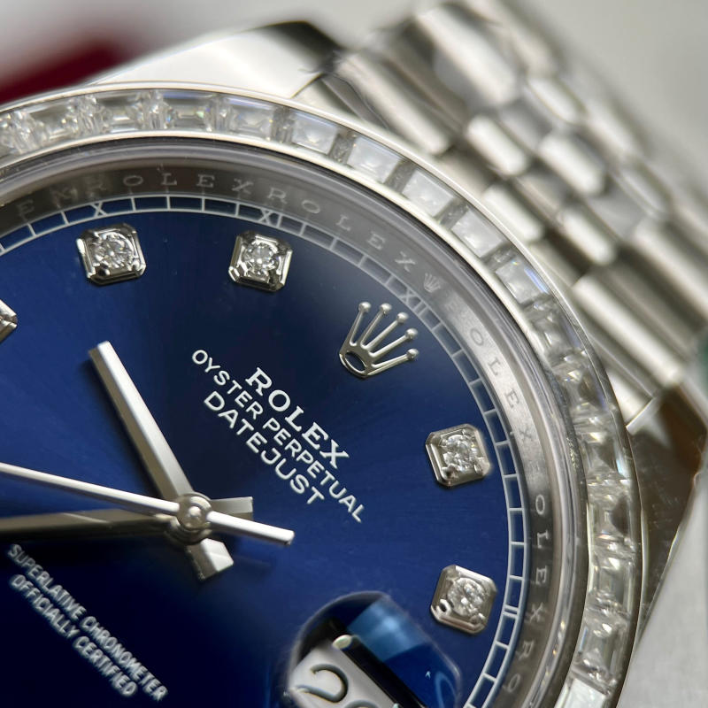 Đồng hồ Rolex DateJust Clean 41 New 2023 Blue Dial siêu cấp 1:1