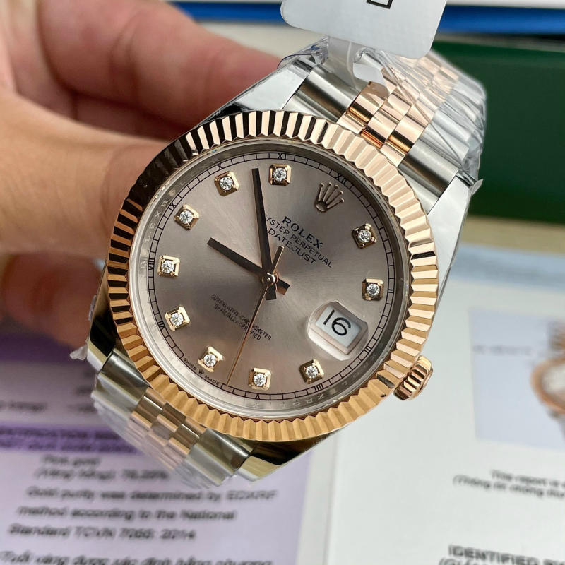 Đồng hồ Rolex Datejust Clean Bọc Vàng 18k - New 2023 siêu cấp 1:1