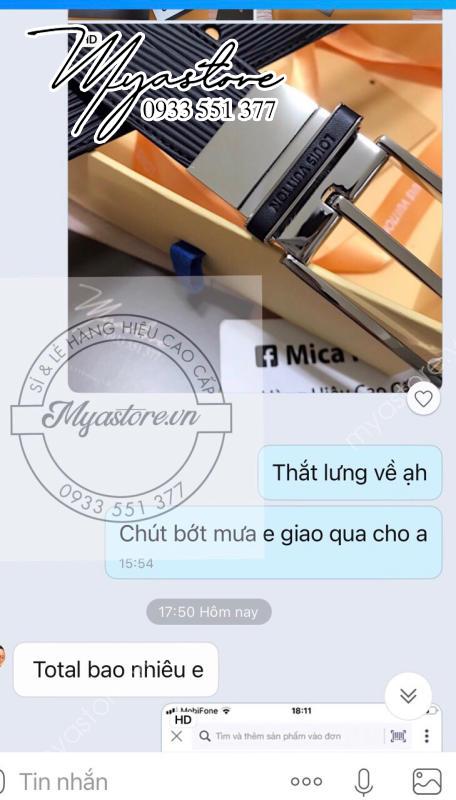 FeedBack thắt lưng LV nam