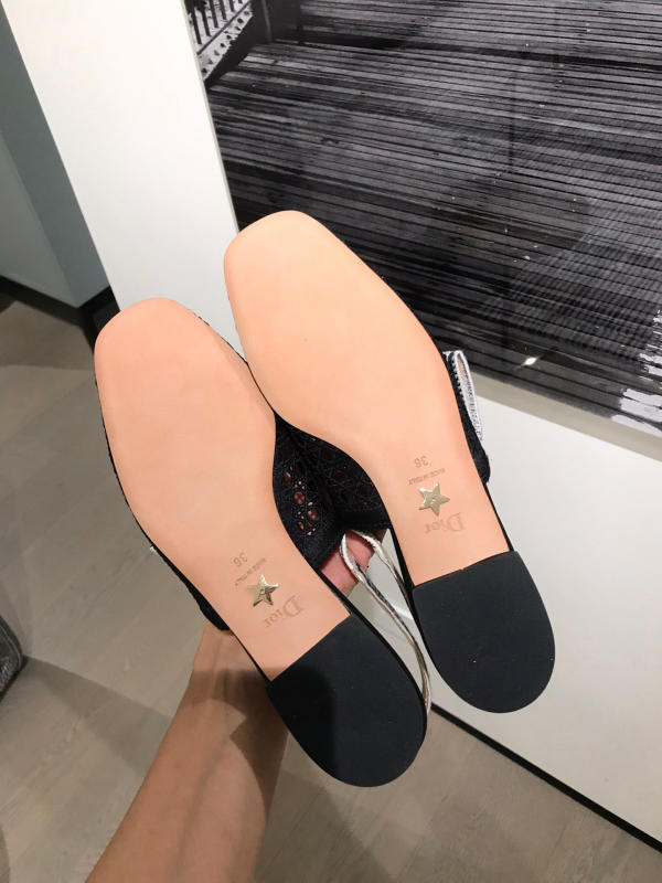 Giày bệt ballet slingback Dior & Moi siêu cấp 1:1