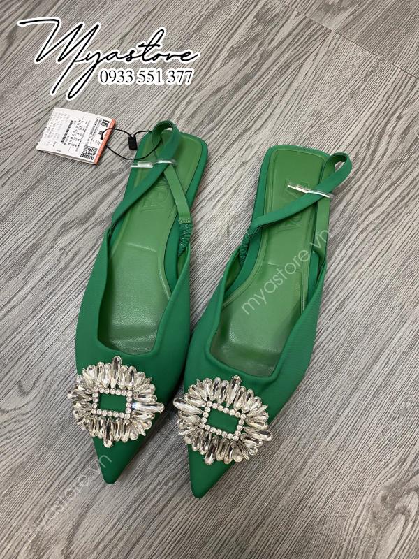 Giày bệt xanh lá size 38 có sẵn