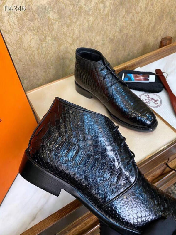 Giày boot cổ cao nam Hermes like auth 