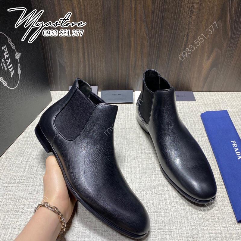 Giày boot cổ cao nam Prada siêu cấp 