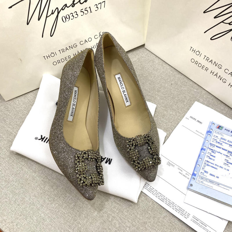 Giày cao gót Manolo Blahnik siêu cấp trả khách