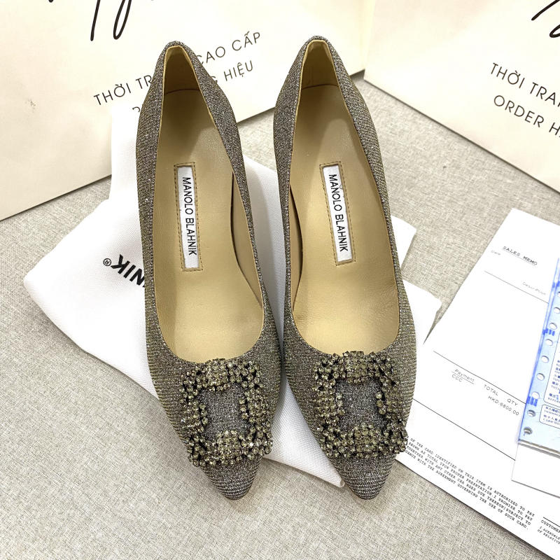 Giày cao gót Manolo Blahnik siêu cấp trả khách