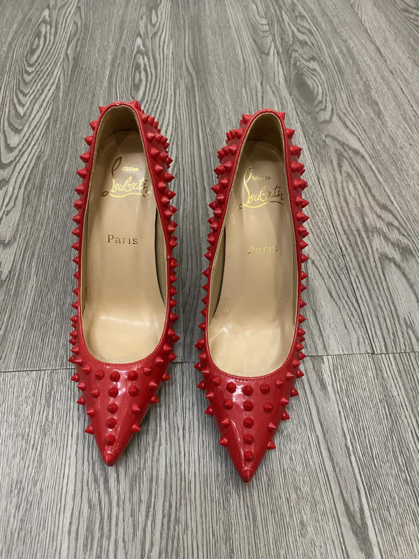 Giày cao gót nữ Louboutin siêu màu đỏ  size 35