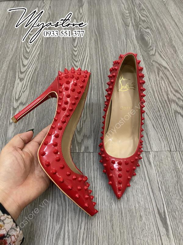 Giày cao gót nữ Louboutin siêu màu đỏ  size 35