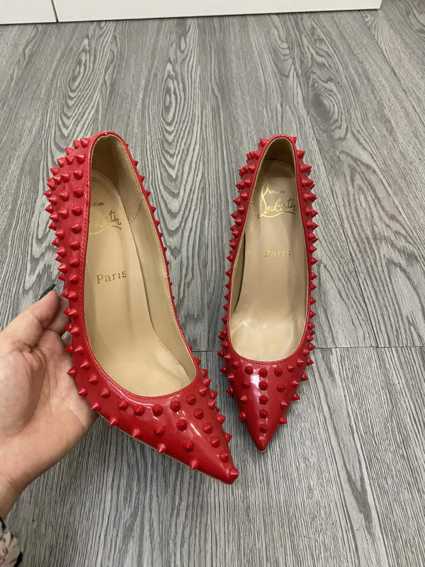 Giày cao gót nữ Louboutin siêu màu đỏ  size 35