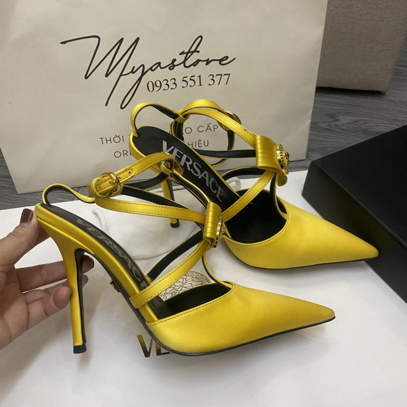 Giày cao gót Versace Cute Bow Formal siêu cấp về trả khách