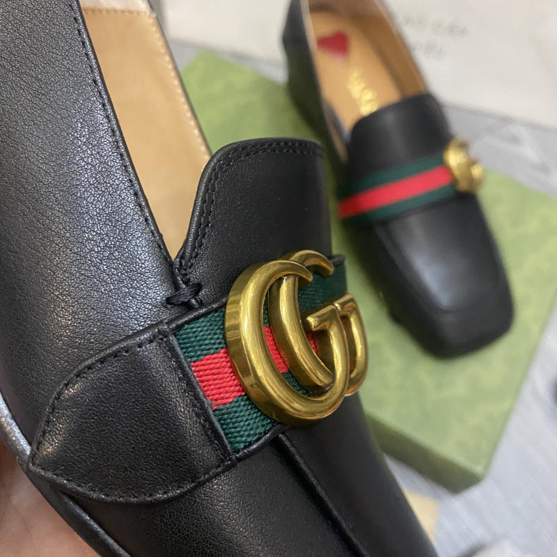 Giày Gucci Loafers with Double G siêu cấp về trả khách