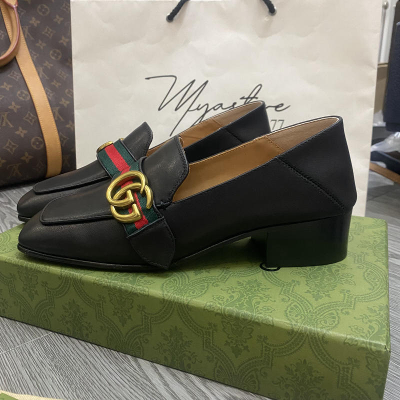 Giày Gucci Loafers with Double G siêu cấp về trả khách