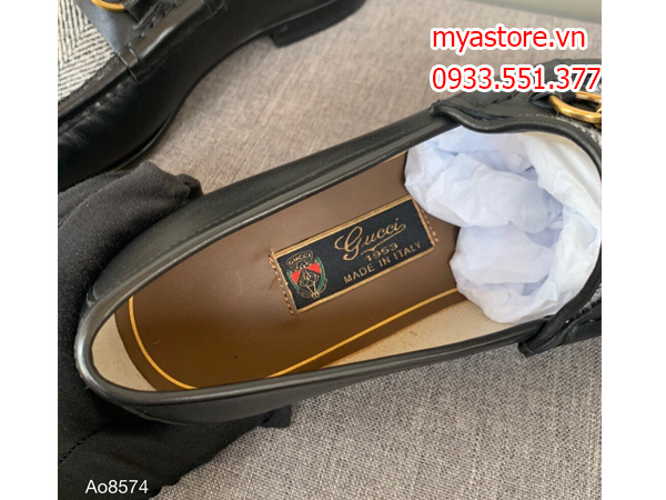 Giày mọi Gucci nam màu đen 