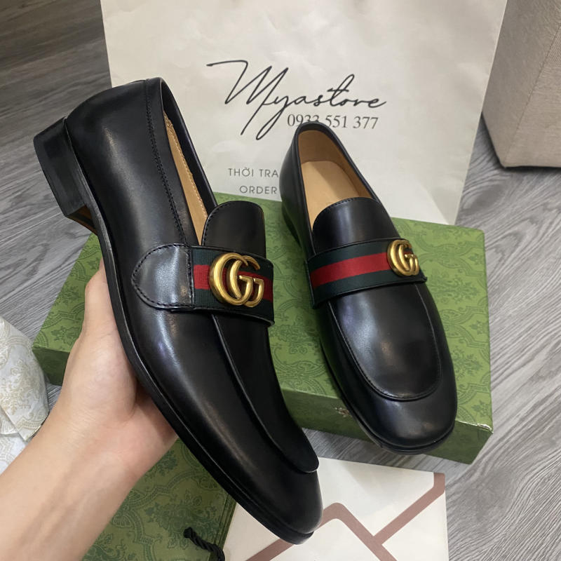 Giày nam Gucci Leather Loafer siêu cấp về trả khách