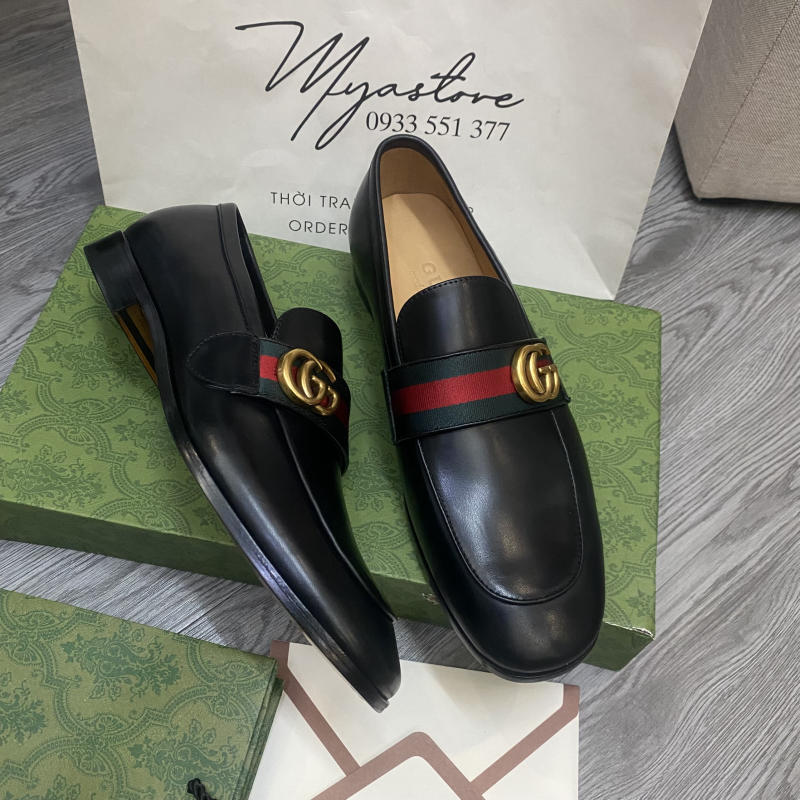 Giày nam Gucci Leather Loafer siêu cấp về trả khách