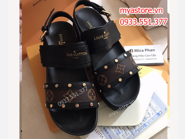 Giày sandal LV nữ size 35