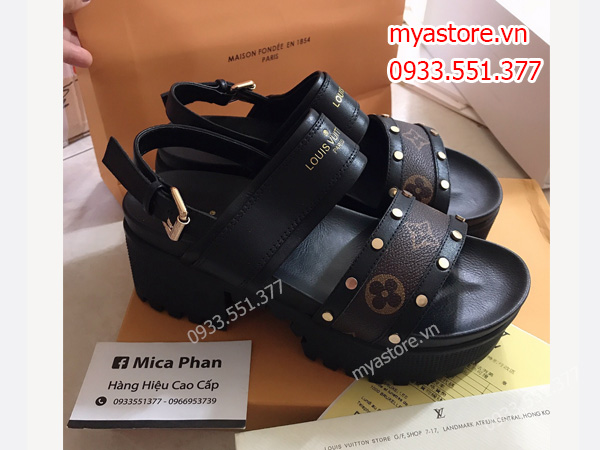 Giày sandal LV nữ size 35