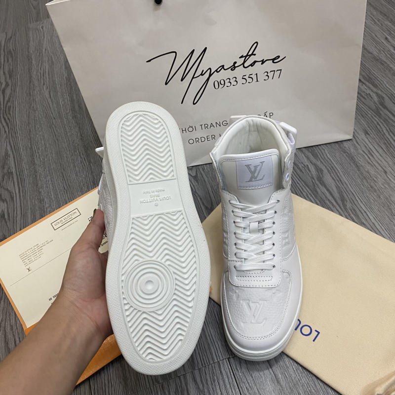 Giày sneaker Louis Vuitton trắng siêu cấp 1:1