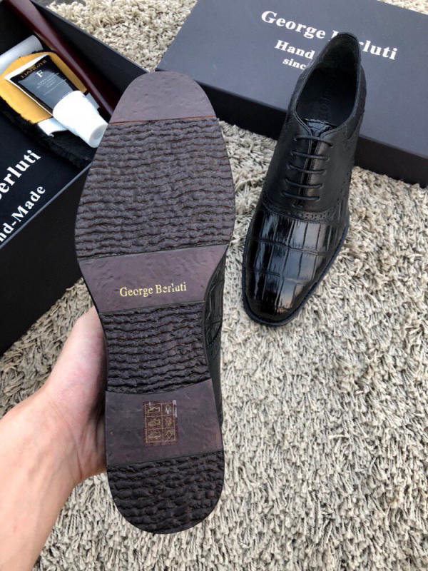 Giày tây nam George Berluti da cá sấu VIP size 40