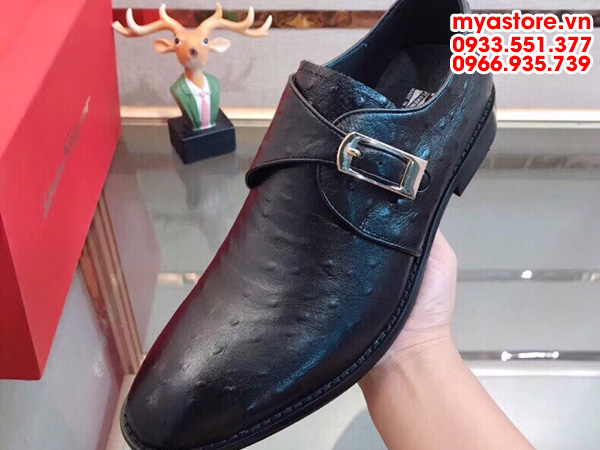 Giày tây nam Salvatore Ferragamo da đà điểu nhập khẩu (SF14101803)