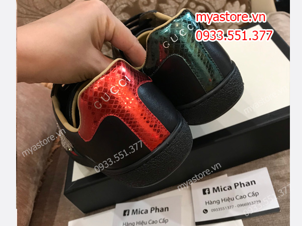 Giày thể thao Gucci nam đen trả khách