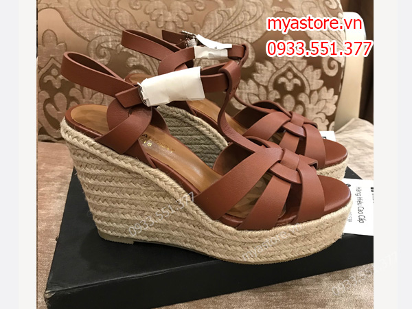 Giày YSL nữ đế xuồng cao 10cm trả khách 