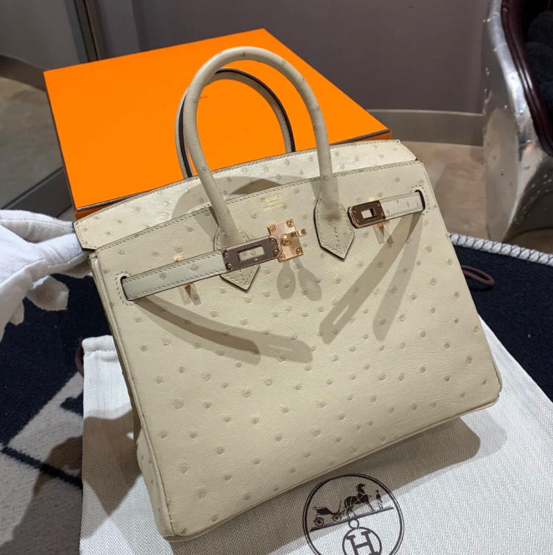 Hermes birkin da đà điểu like auth nguyên bản size 25cm