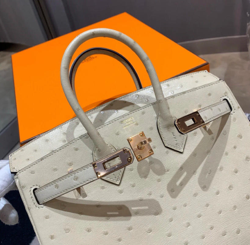 Hermes birkin da đà điểu like auth nguyên bản size 25cm