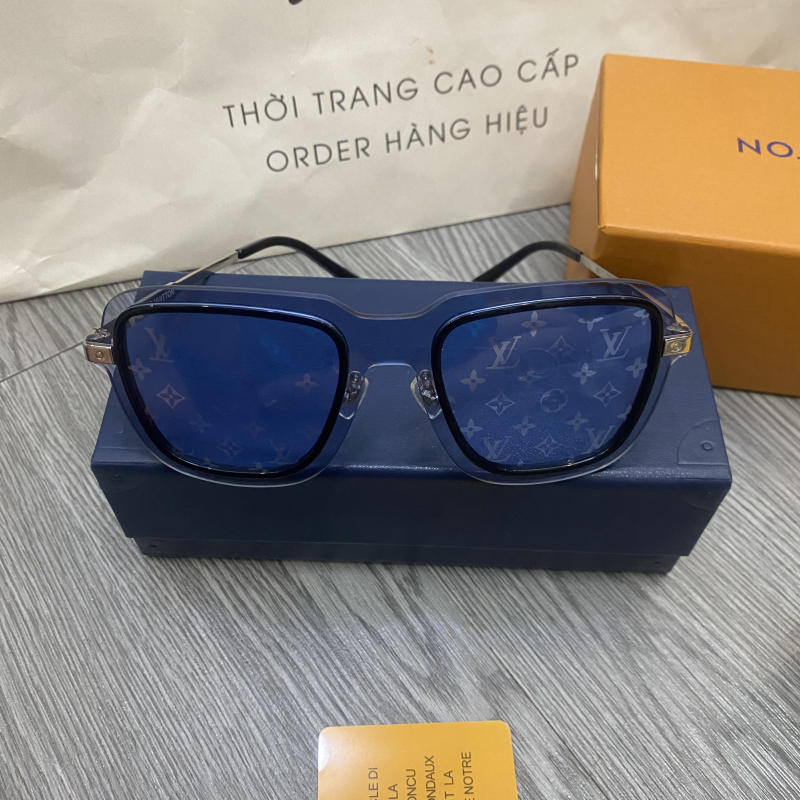 Kính mát LV SUNGLASSES GLASS BLUE siêu cấp về trả khách