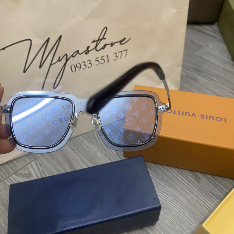 Kính mát LV SUNGLASSES GLASS BLUE siêu cấp về trả khách