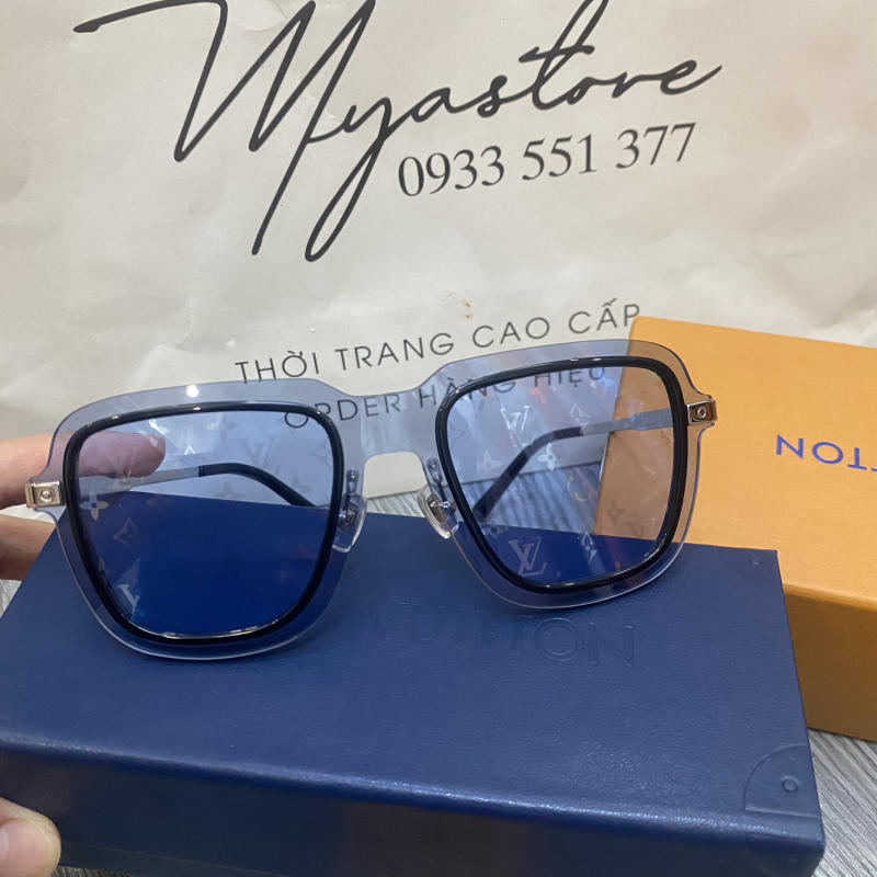 Kính mát LV SUNGLASSES GLASS BLUE siêu cấp về trả khách