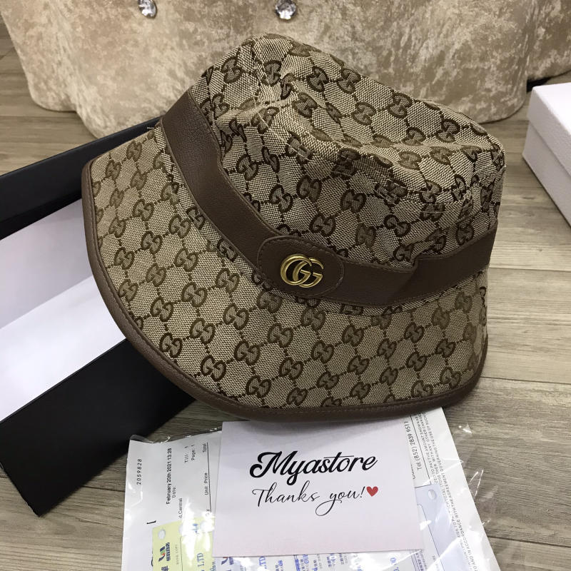 Nón Gucci màu nâu trả khách 