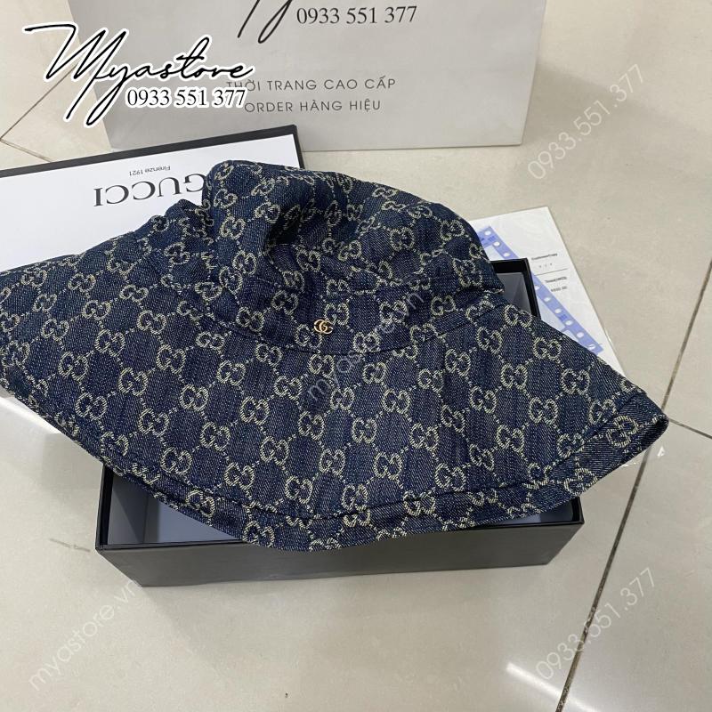 Nón Gucci nữ màu xanh