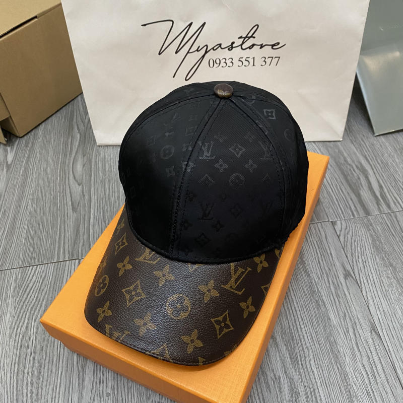 Nón lưỡi trai Louis Vuitton vành nâu siêu cấp về trả khách